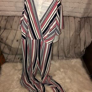 Womens  jumpsuit with splits